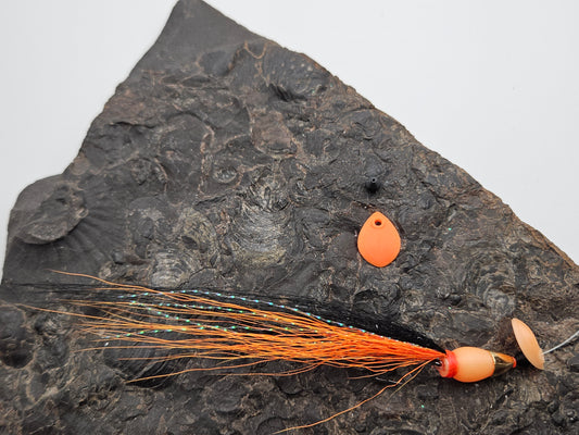 SPN Laks 10 cm - Hurtigsynkende - Oransje Lysende